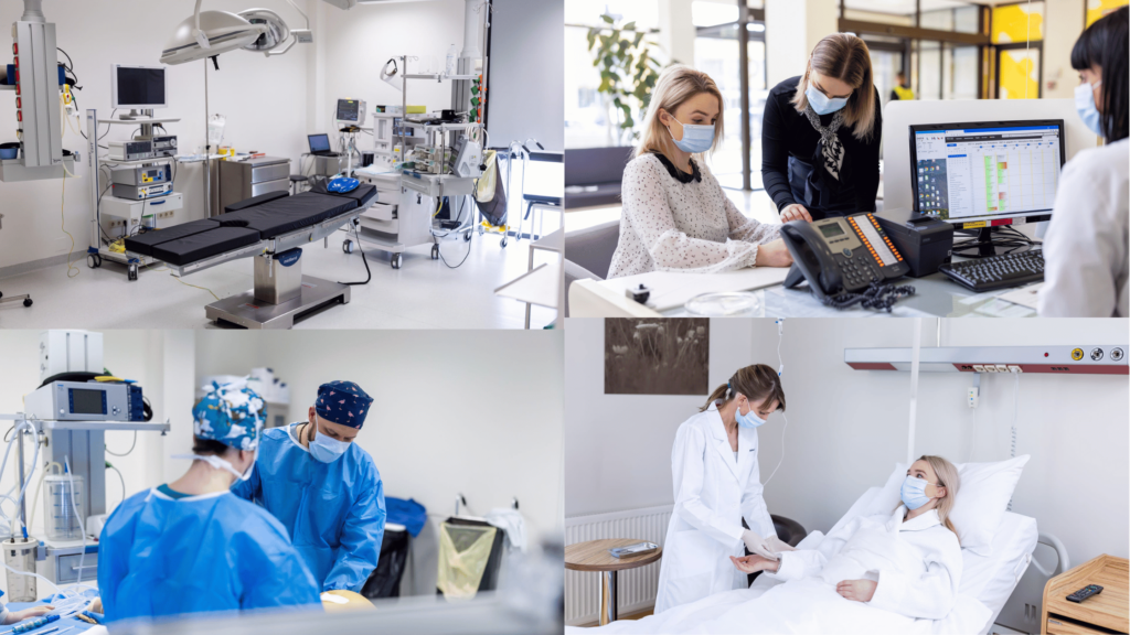 Modern medical facilities in Lithuania showcasing advanced equipment and a patient-friendly environment.